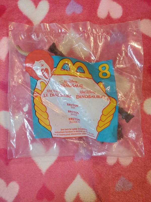 Vintage McDonalds Happy Meal Toys 2000 Disney's Dinosaur #8 - Bruton New NIP