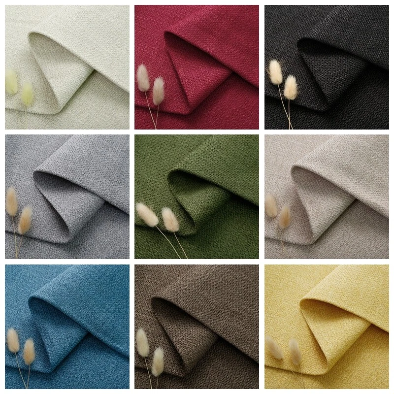 Cojín de tela de chenilla suave grueso sofá tela artesanía tapicería hágalo usted mismo material adorno Foto 3 de 4