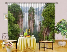 3D Natural Scenery ZHUA1951 Photo Curtain Window Blockout Fabric Amy 2023