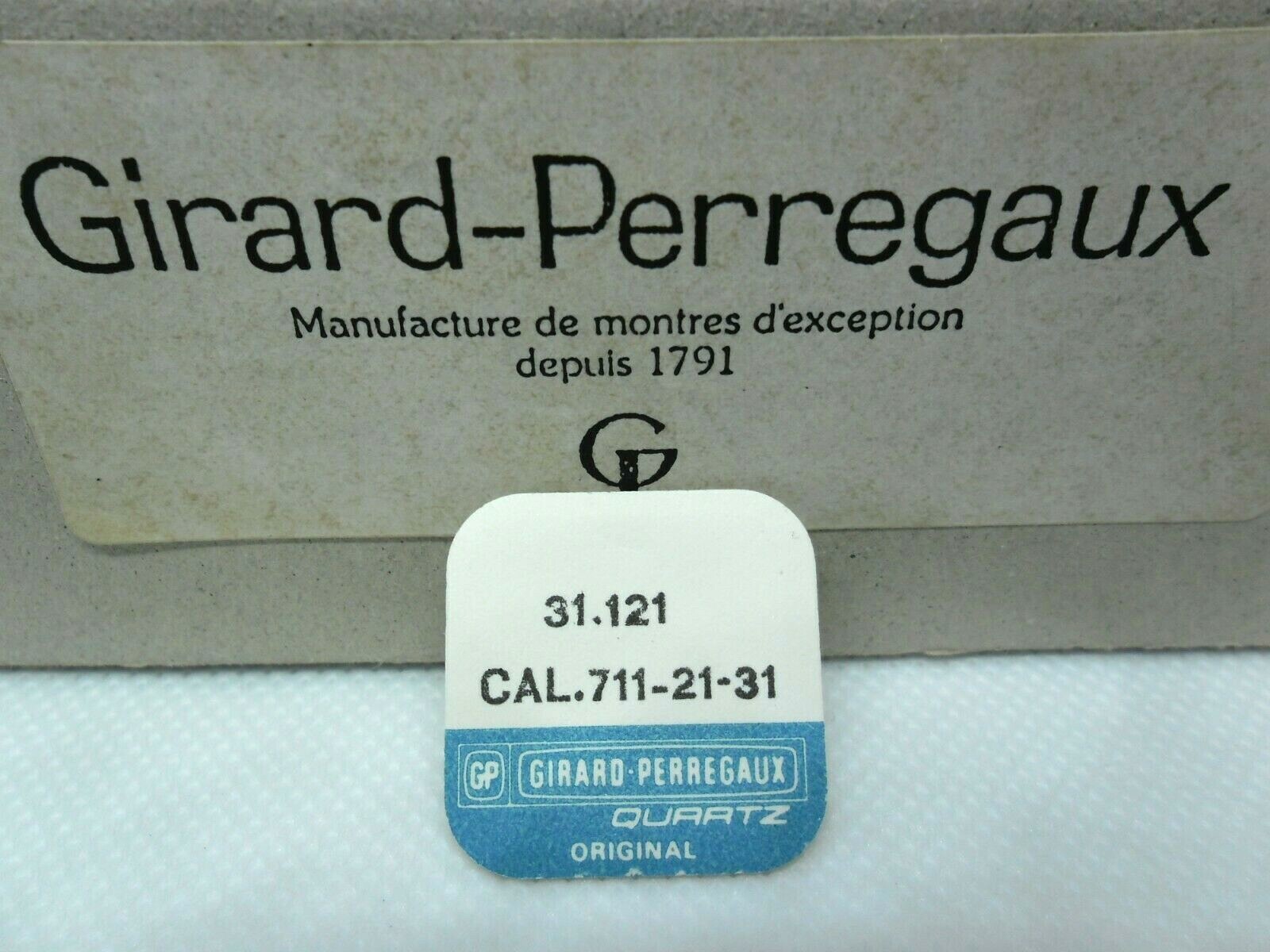 Réparer remontoir bloqué avec le pignon coulant Girard Perregaux 31.121 Cal 711-21-31