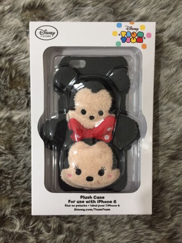*BRAND NEW* - Disney Tsum Tsum -  3D Minnie & Mickey Plush Case - iPhone 6  - Zdjęcie 1 z 5