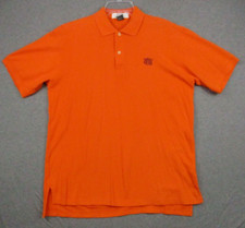 Vintage Auburn Tigers Polo Shirt Medium Mens Orange NCAA BOA