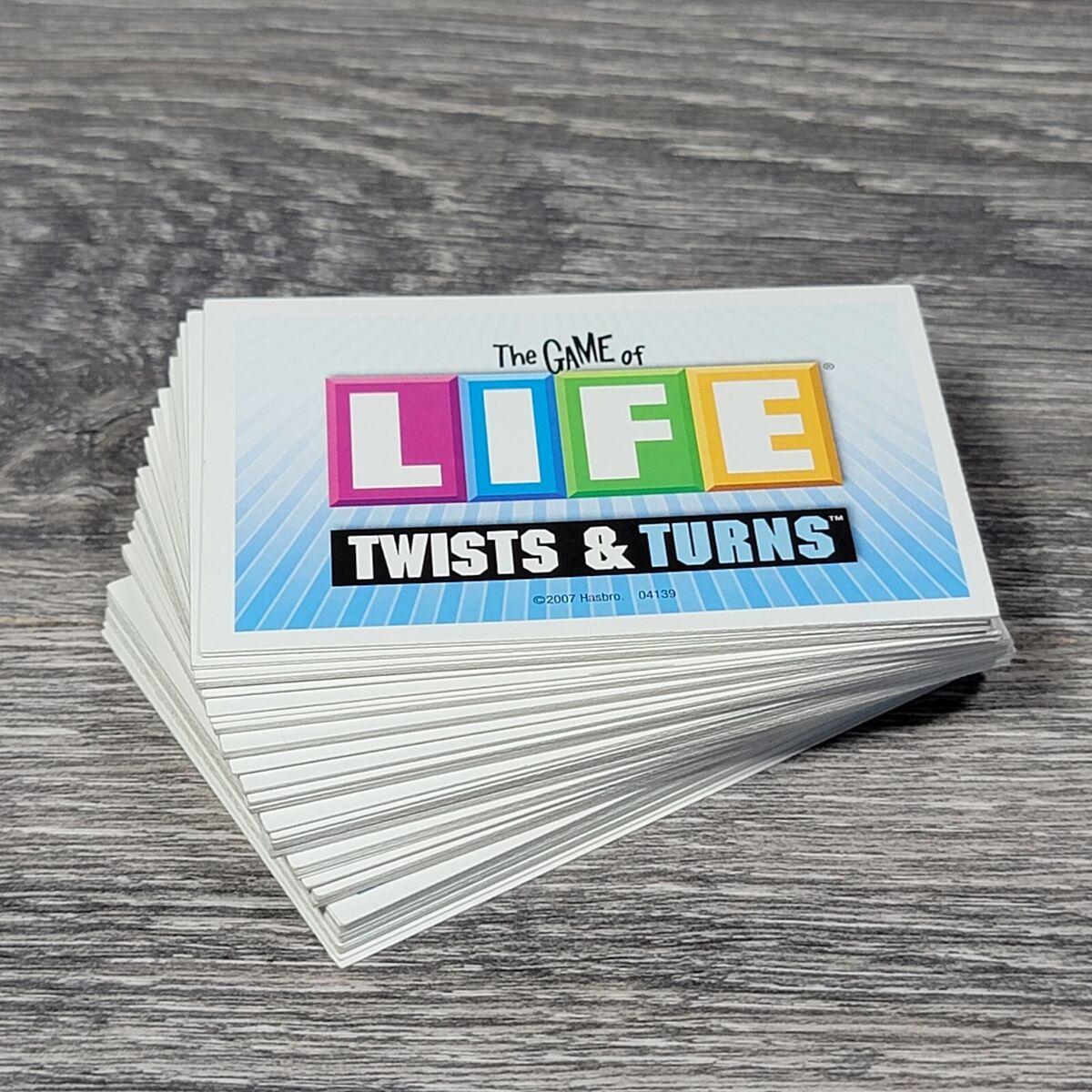 The Game of Life: Twists and Turns Replacement Pieces: 84 Life Cards FULL  DECK