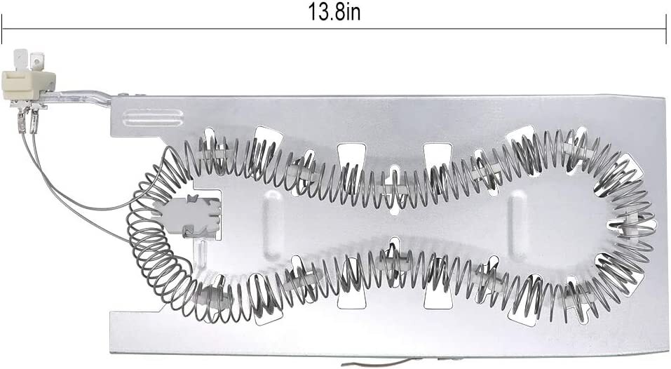 Dryer Heating Element for Whirlpool GEW9200LW0 WED5500XW0 GEW9200LL1