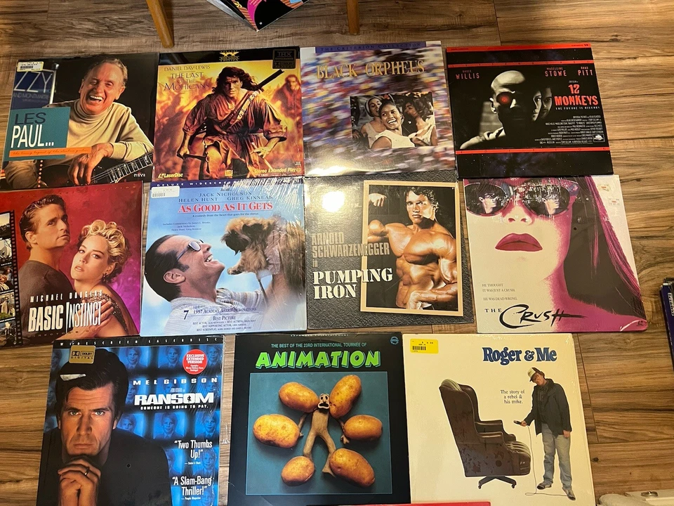 Vintage Black Orpheus Basic Instinct As Good As It Gets Laserdiscs Lot Of  16 LD - Image 3 of 3