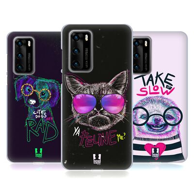 HEAD CASE DESIGNS HIP ANIMALS SOFT GEL CASE FOR HUAWEI PHONES 4