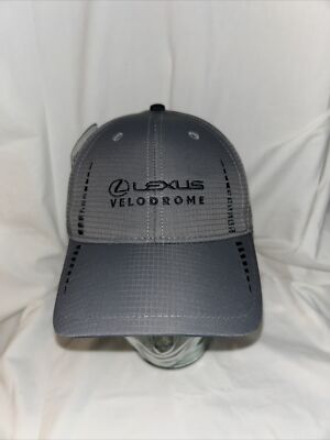 Lexus Velodrome Loop Back Sports Cap Detroit Multi Sport Complex Gray /Black NWT