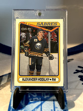 1990-91 O-Pee-Chee Alexander Mogilny ROOKIE CARD Buffalo Sabres RC Mint. rookie card picture