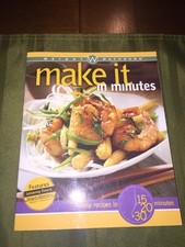 Weight Watchers Make it in Minutes book Cookbook diet cooking recipe Points meal