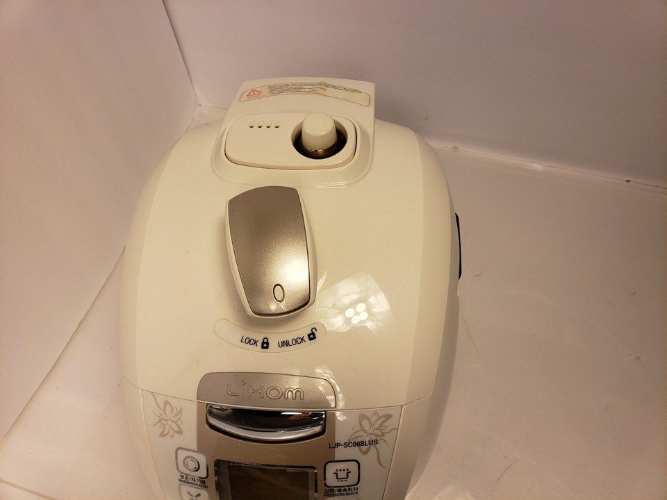 Lihom 6-cup Pressure Rice Cooker LJP-sc068lus Digital Eye | eBay