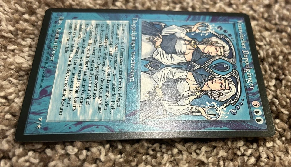 MTG Foreign Revised Black Border Vesuvan Doppelganger German LP Light Play - Image 3 of 4