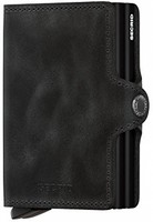 Secrid Twin Wallet Leather Black Vintage Secrid Twin Wallet Leather Black Vintage