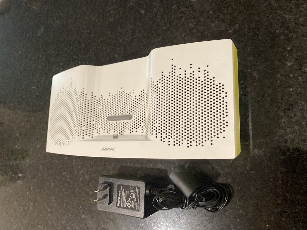 Bose SoundDock XT Speaker White & Yellow 100 % Working iPhone 6/7
