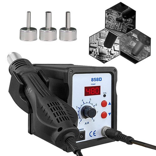 Hair Dryer Welding Tool 858D Welding Repair Rework Solder Station Hot Air Torch - Picture 1 of 14