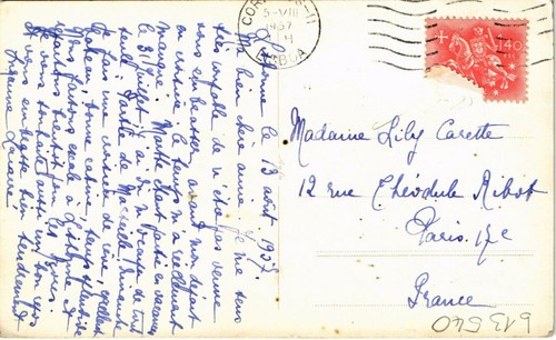 PC CPA AZORES / PORTUGAL, PONTA DELGADA, ASPECTO DA CIDADE, POSTCARD (b13540) - Bild 2 von 2