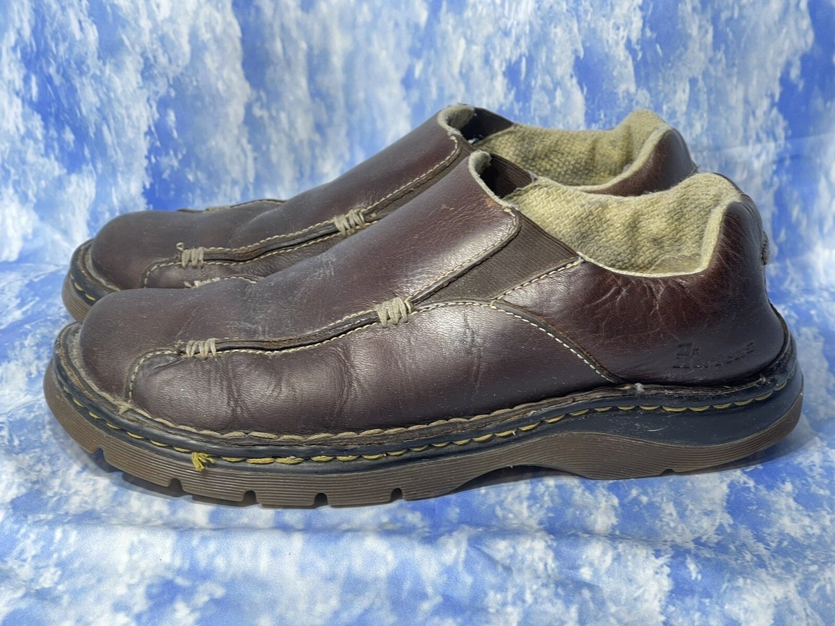 Dr. Martens Mens Size 8 M 11233 Brown Leather Slip On Loafer  display picture 3