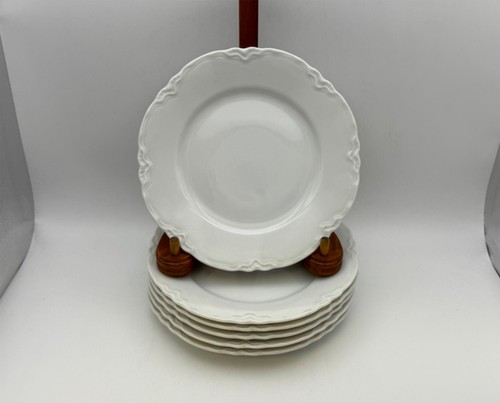 Set of 6 Hutschenreuther RACINE All White Bread & Butter Plates - 第 1/3 張圖片