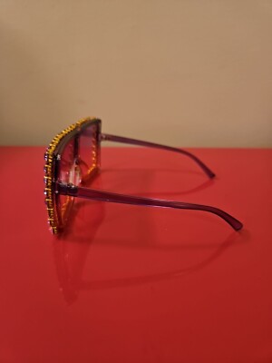 Xpectrum Extra Large Squared Elton Crystal Sunglasses Bling  display picture 3