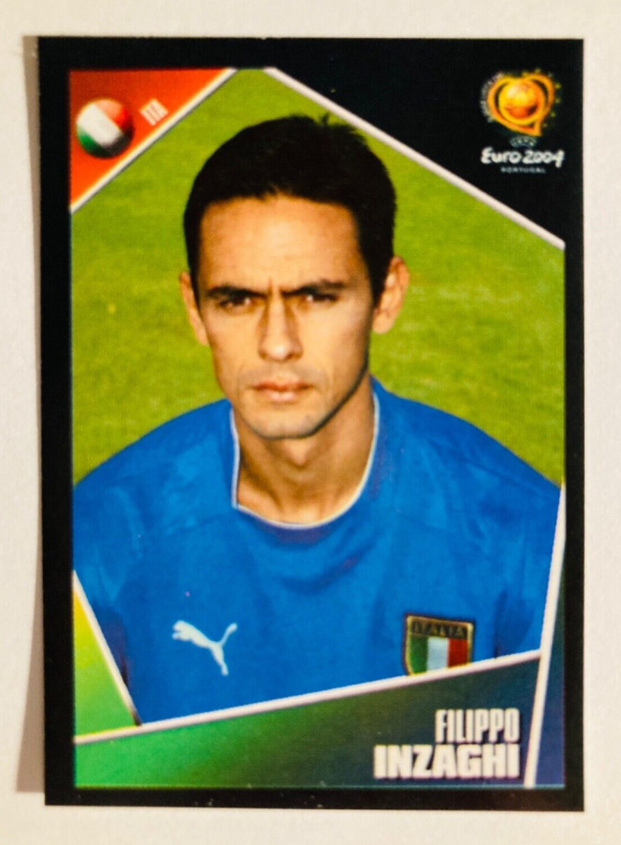 2004 Panini UEFA EURO Portugal # 235 Filippo Inzaghi Italia
