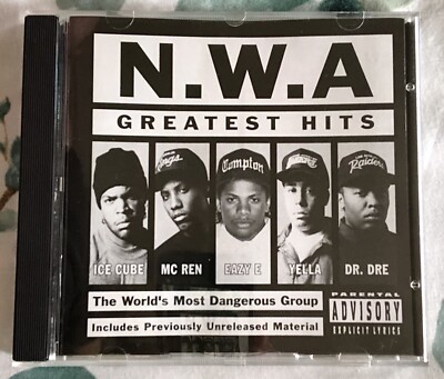 N. W. A Greatest Hits CD - Ice Cube - Dr. Dre - Eazy E - MC Ren - Yella 