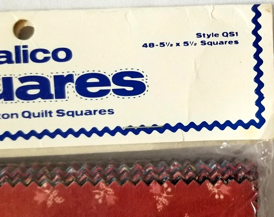 Kit de artesanía de edredón 88 patchwork Calico cuadrados a granel nuevo sellado Country Fair 5,5" cuadrado Foto 3 de 4