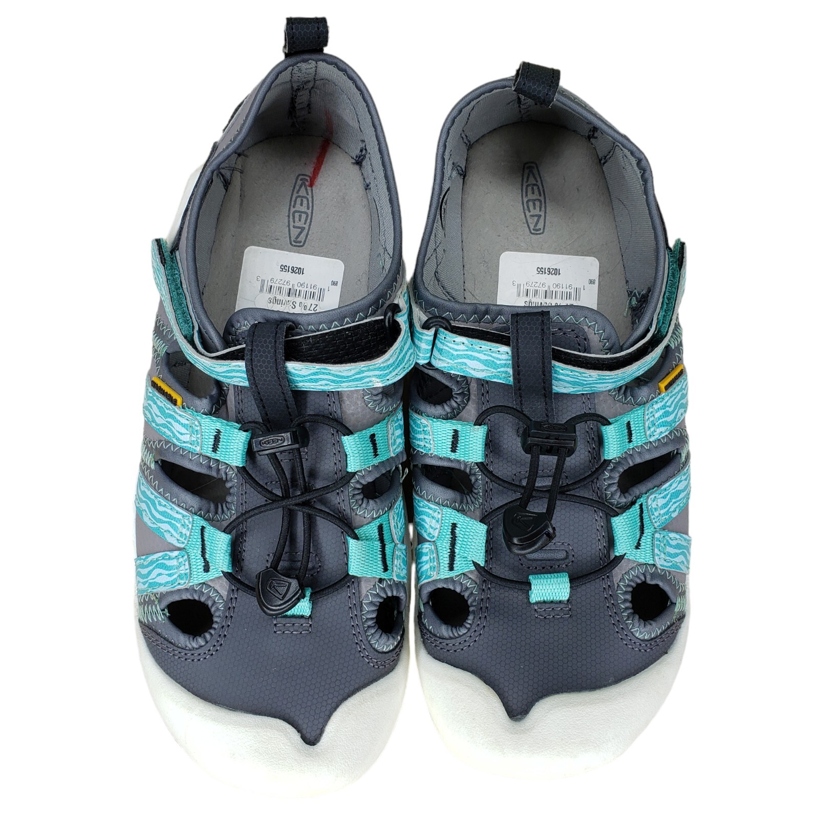 Sandali sneaker Keen Knotch Creek bambino taglia 6 EU 38 verde grigio impermeabili giovani