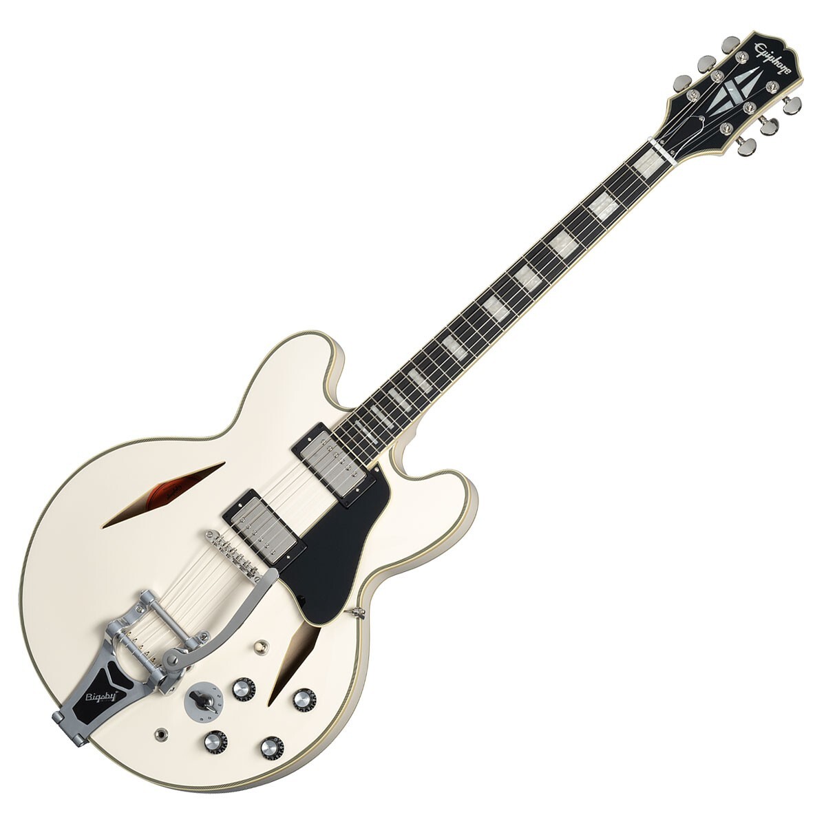 ギター Epiphone /Shinichi Ubukata ES-355White Epiphone Shinichi Ubukata ES-355 Custom Bigsby Classic White