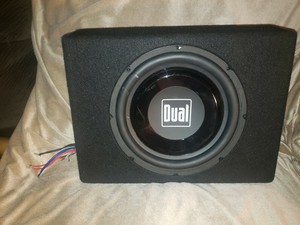 dual 10 inch powered subwoofer