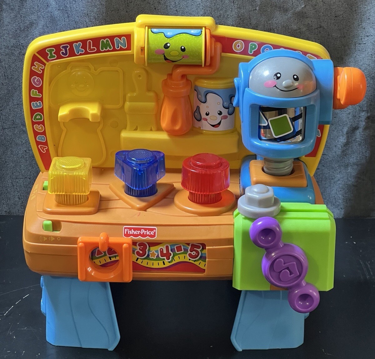 Fisher Price Laugh and Learn Interactive Tool Bench Lights Sounds