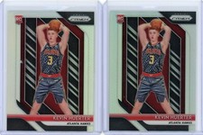 2018-19 Panini Prizm Basketball Silver Prizm Rookie #68 Kevin Huerter 2 Card Lot