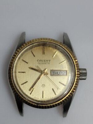 ORIENT mit Quarzaufzug, Armbanduhr 90er Jahre Water Resist Selten
