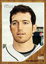 2011 Topps Heritage #85 Ike Davis    New York Mets