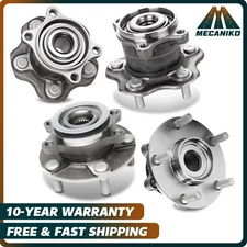 4WD / AWD  Front & Rear Wheel Bearing Hubs Kit for Nissan Rogue 2008 - 2013