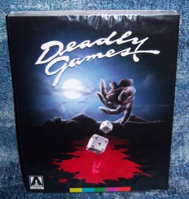 NEW ARROW VIDEO DEADLY GAMES LIMITED BLU RAY HORROR MOVIE 1982 & SLIPCOVER