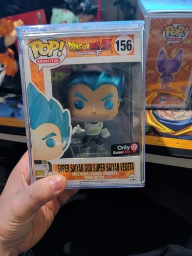 Funko Pop! Vinyl: Dragon Ball - Vegeta - (Metallic, Blue) - GameStop (Exclusive)
