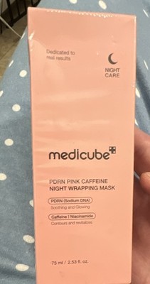 medicube PDRN Pink Caffeine Night Wrapping Mask Niacinamide 2.53oz SPF 50