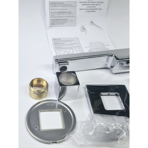 Moen WTS911 90 Degree Single Handle Wall Mount High Flow Tub Filler - Chrome - Picture 4 of 8