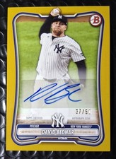 🔥⚾ 2026 Bowman David Bednar Gold Auto /50 Yankees Topps Certified Autograph 💎