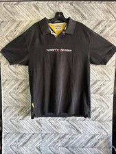 Vintage Tommy Hilfiger Athletics Snap Button Polo Shirt Size XL 90s Faded