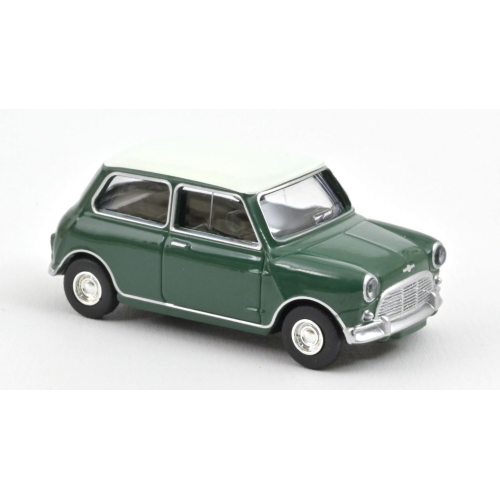 Mini Cooper S 1964 Almond Green And White Roof 1:54 Norev Auto Stradali -D- Neue-image