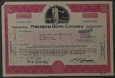 Philadelphia Electric Company 1975 30 Shares