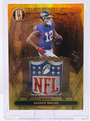 2024 Gold Mine Darren Waller NFL Shield 1/1 NY Giants 1 Of 1 Logo Patch New York