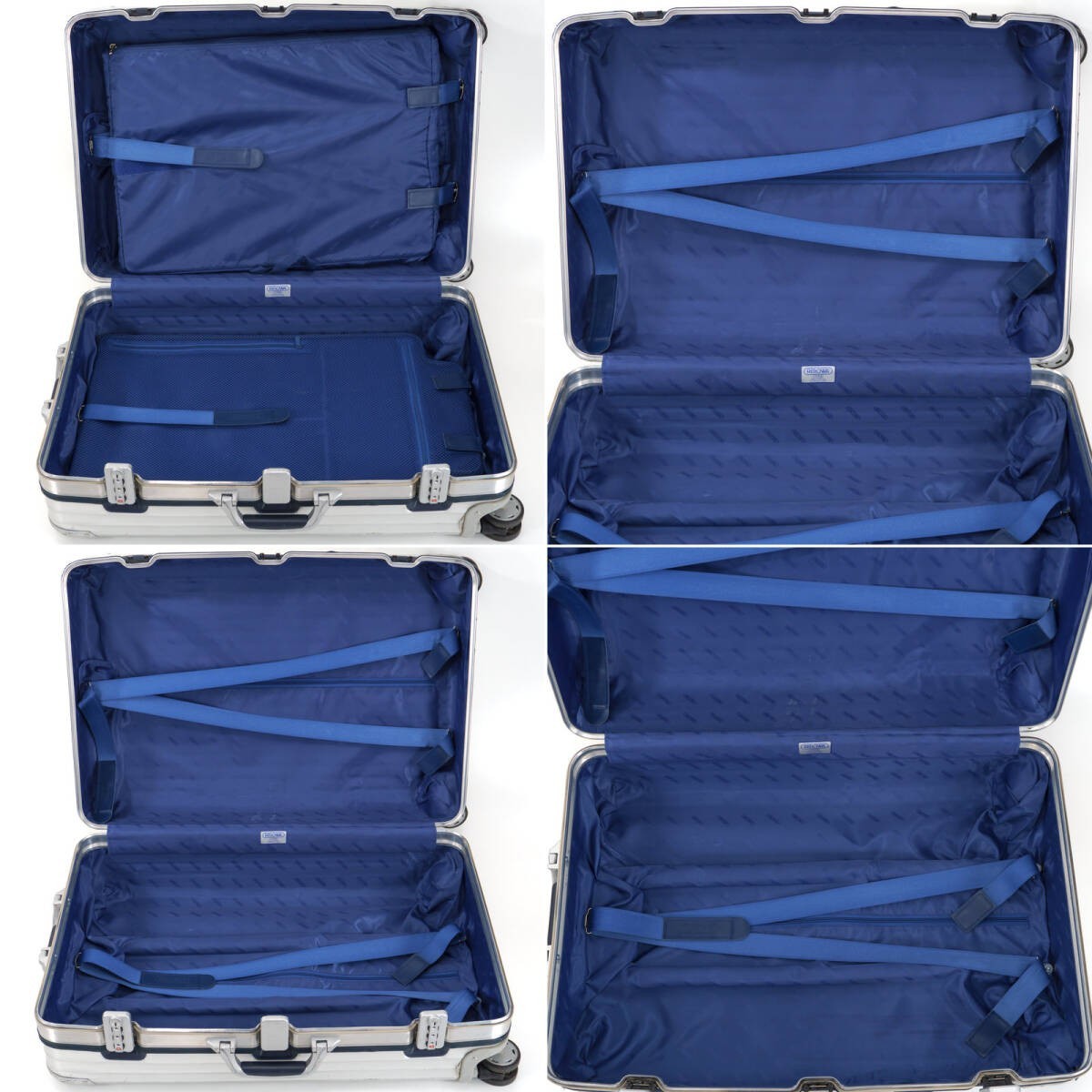 Rimowa Topas Silver Integral 82L Silver 4 wheels Carry Case