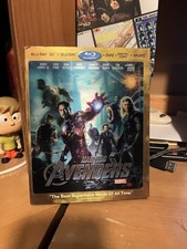 Marvel's Avengers Blu-ray 3D, Blu-ray, DVD, Digital Lenticular Slipcover Mint 