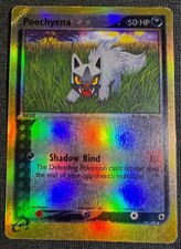 Poochyena 65/109 EX Ruby & Sapphire Reverse Holo Pokemon Card 2003 DMG