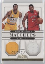 2012 National Treasures Matchups Materials 25/49 Andre Iguodala Rudy Gay #75 2u3