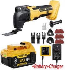 6 Speed For Dewalt XR 18V Battery Cordless Oscillating Multi Tool Sander Scraper
