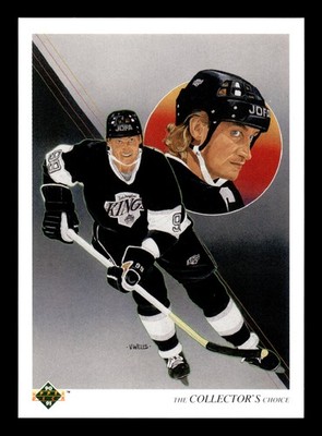 1990 Upper Deck Check List / Team Card Wayne Gretzky #307 Los Angeles Kings