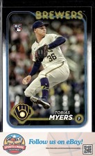 2024 Topps Update #US299 Tobias Myers Aqua