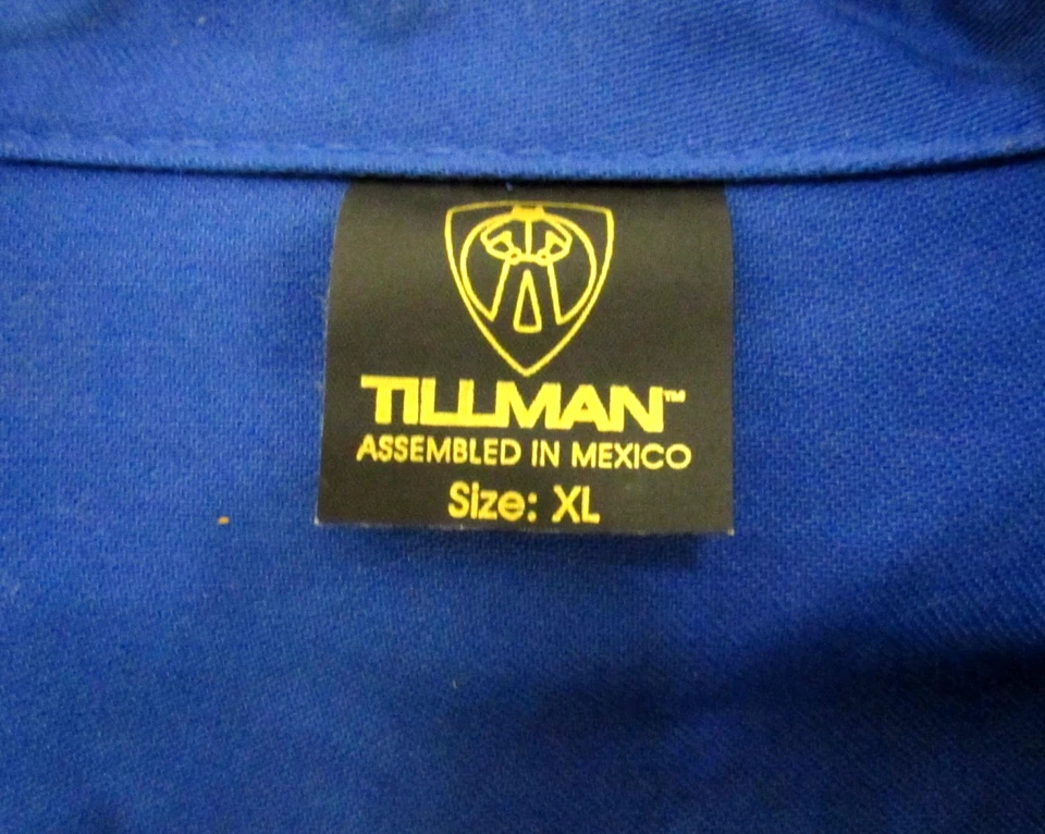 Tillman Leather Welding Flame Retardarnt Jacket Coat 30" XL Extra Large new tags - Image 3 of 4